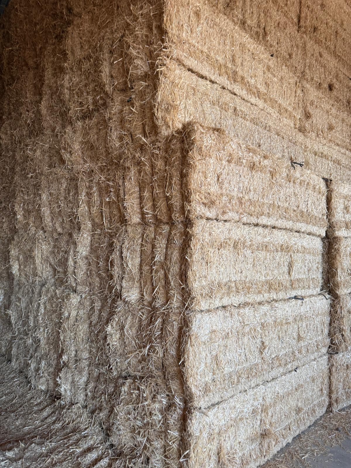 Paja y heno en pacas